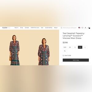 FARM Rio Floral Maxi Dress - Multicolor rare. Size medium